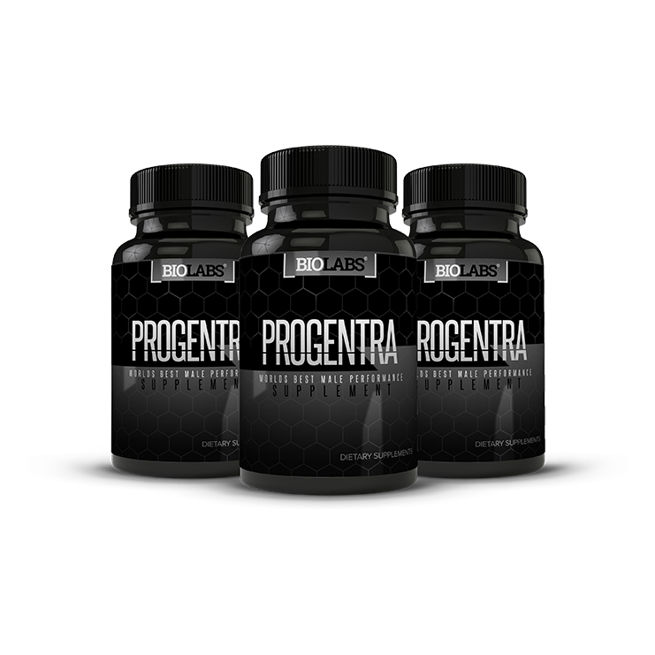 Three Bottles Of Progentra Male Enhancement Pills